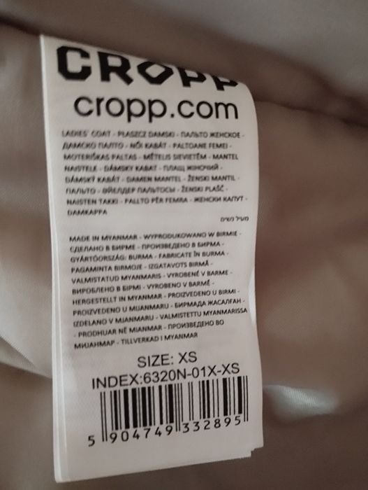 Kurtka zimowa płaszczyk Cropp 34/36
