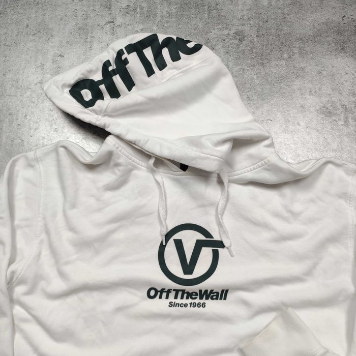 MĘSKA Bluza PREMIUM Bawełna z Kapturem Hoodie Vans Off The Wall