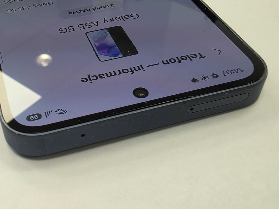 Samsung Galaxy A55 Dual SIM/ 8GB/ 128GB/ Awesome Navy/ Grade B+ do A-/ + ładowarka/ BAT 99%/ GW 12 MSC