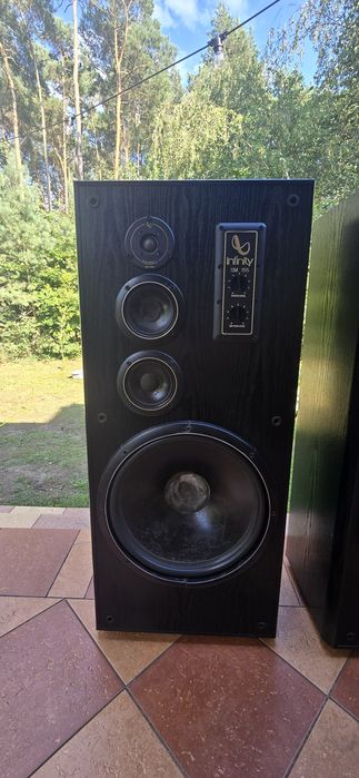Głośniki kolumny trojdrożne Infinity SM155 SM 155 oryginał basowy 15" 38cm obudowy jak nowe