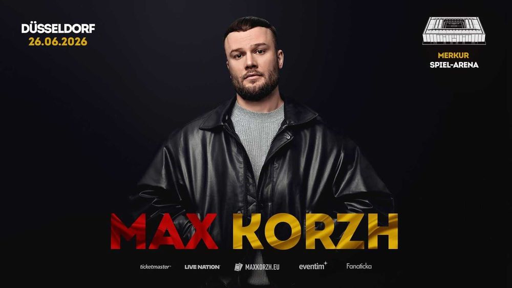 Bilety (2 szt) na koncert Max Korzh - Dancefloor Dusseldorf