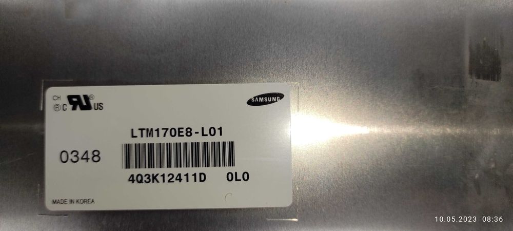Матрица монитора LTM170E8-L01 с инвертором и основной платой