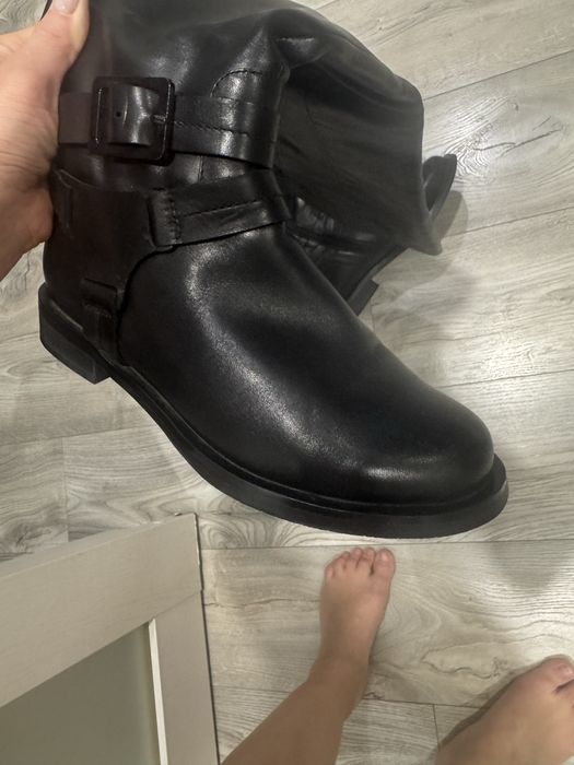 Ботфорди шкіряні