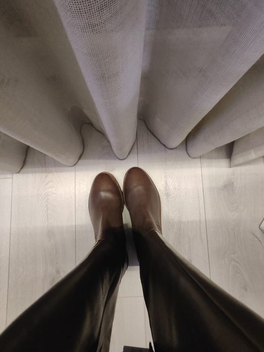 Kozaki skórzane firmy Next.