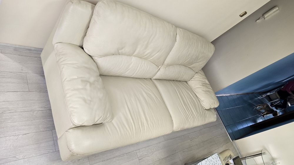 Sofa skóra naturalna.