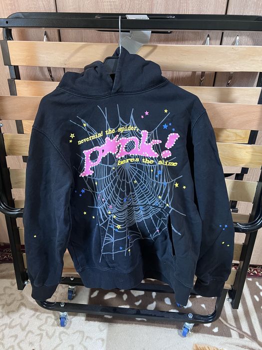 Худи Sp5der Pink Hoodie Men's