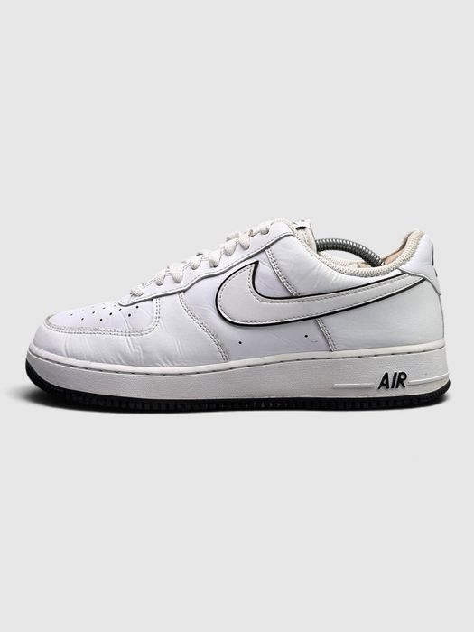 Buty Sportowe Nike Air Force 1 '07 Low Czarny Biały Rozmiar 44.5