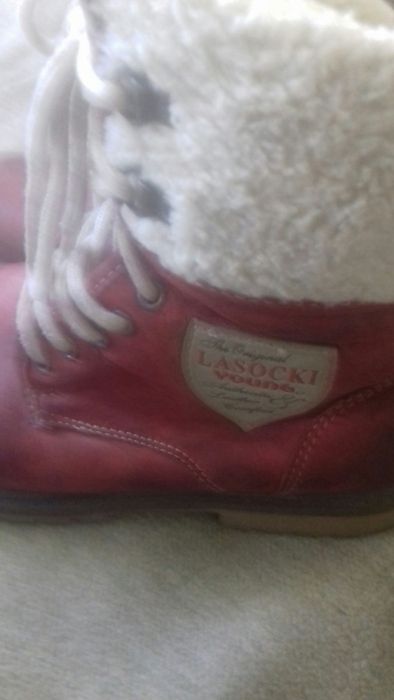 Lasocki buty skórzane zimowe 36-37
