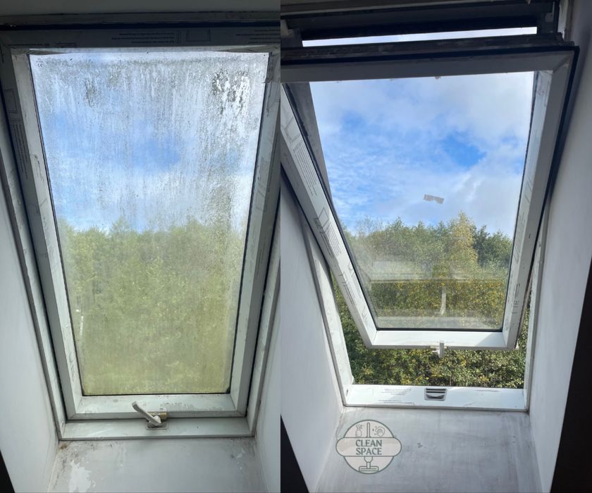 Mycie okien i ram okiennych