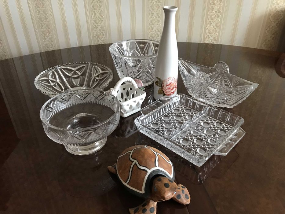 Салатницы хрустальные