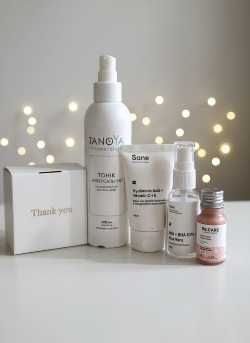 Набір для обличчя + мус для тіла в подарунок