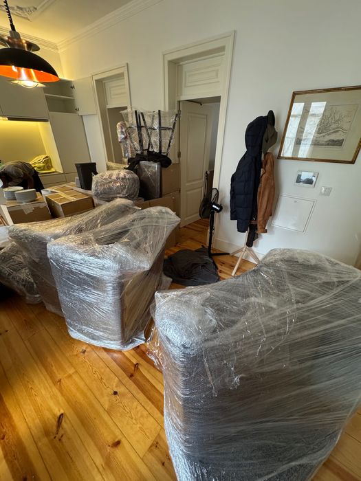 MUDANÇA embalamento e desmontagem