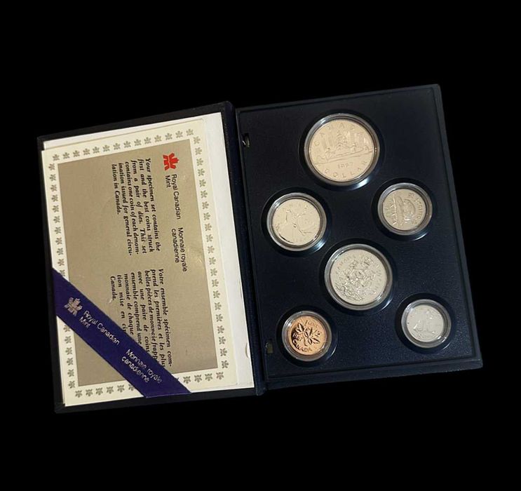 Estojo Oficial - 6 Moedas - 1987 - Royal Mint - Proof