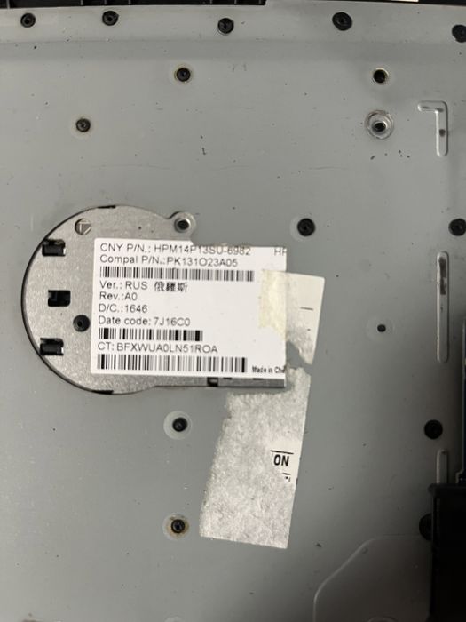 Ноутбук HP Pavilion-3165 NGW/15.6/8Gb/500Gb/Intel Core I5 на запчасти