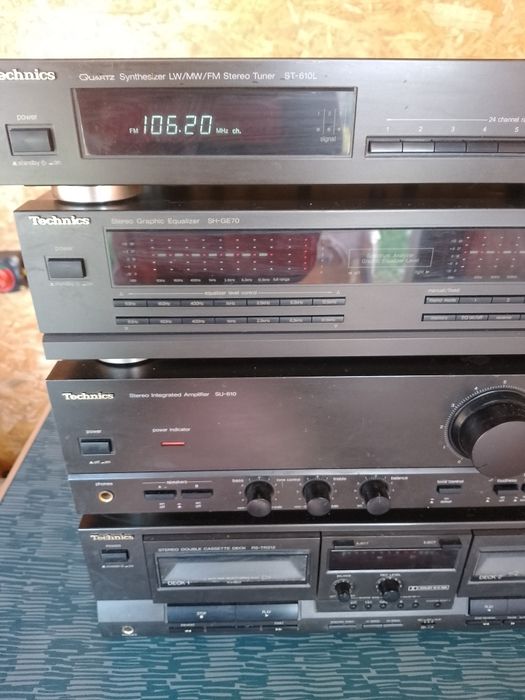 Aparelhagem techincs a funcionar