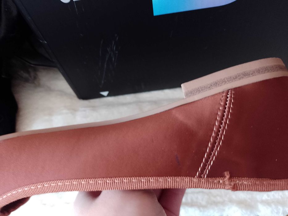 (40) ASOS/ Brązowe baleriny biznesowe z Londynu, NOWE