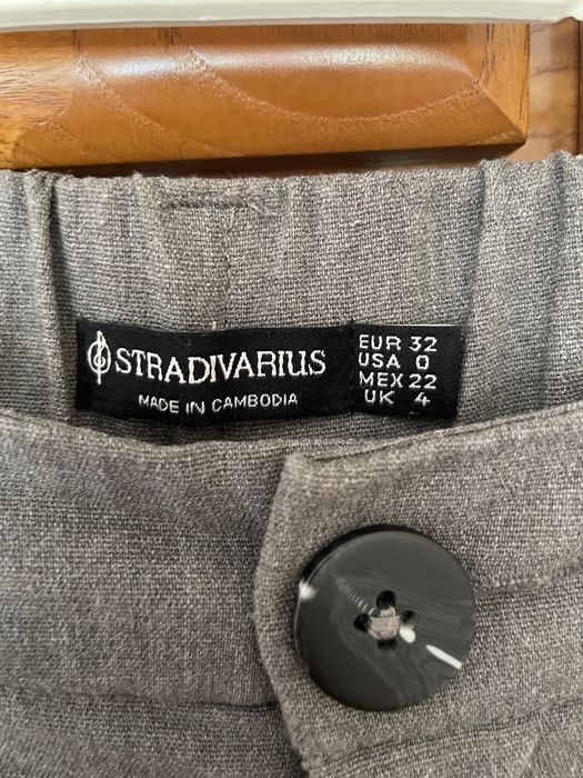 Calças cinzentas Stradivarius NOVAS