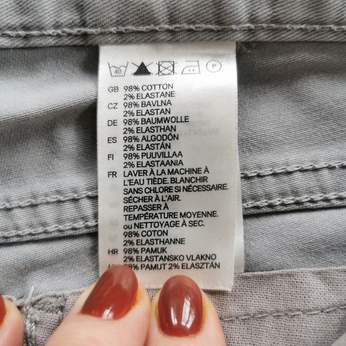 Jeansy męskie szare H&M