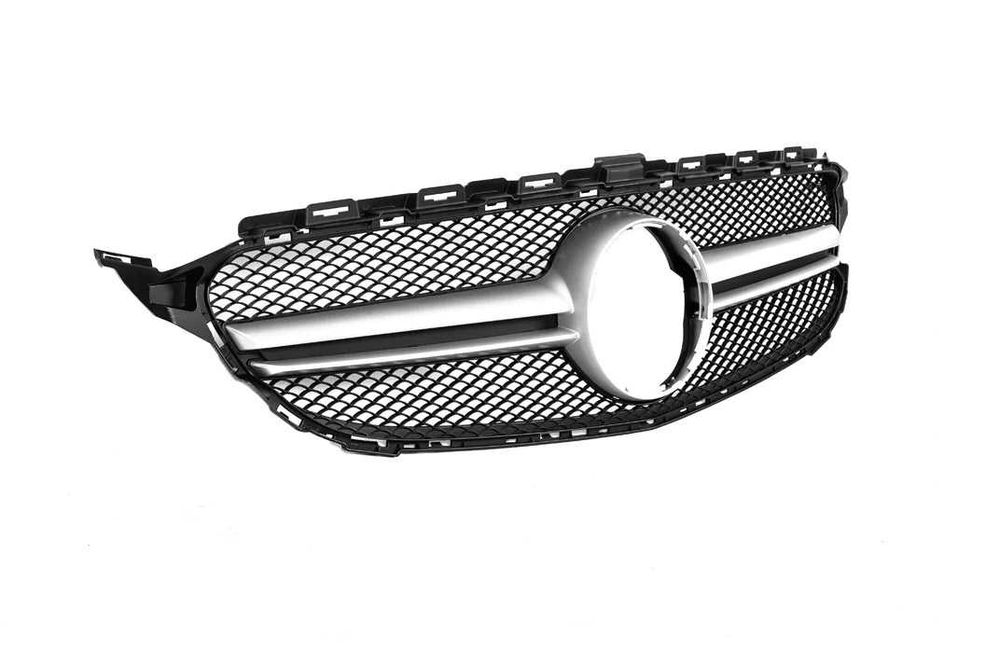 Передня решітка центральна Mercedes W205 AMG Silver