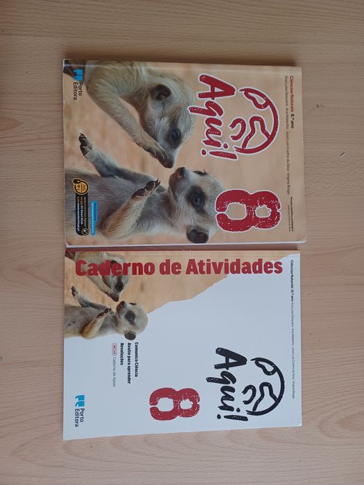 Aqui! 8 - Ciências Naturais - 8.º Ano (NOVO/COMO NOVO)