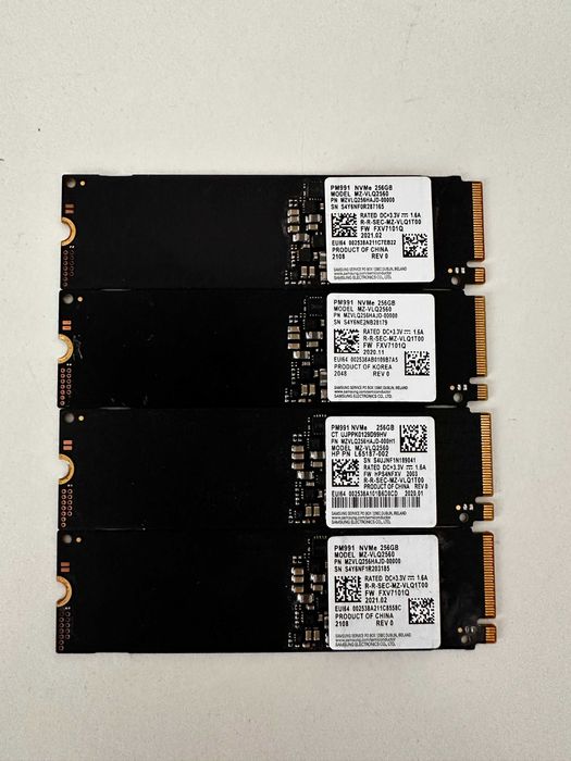 SSD Samsung MZVLQ256HAJD-00000 (256 GB) NVMe M.2 3D TLC NAND