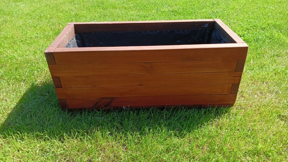 Skrzynia drewniana donica