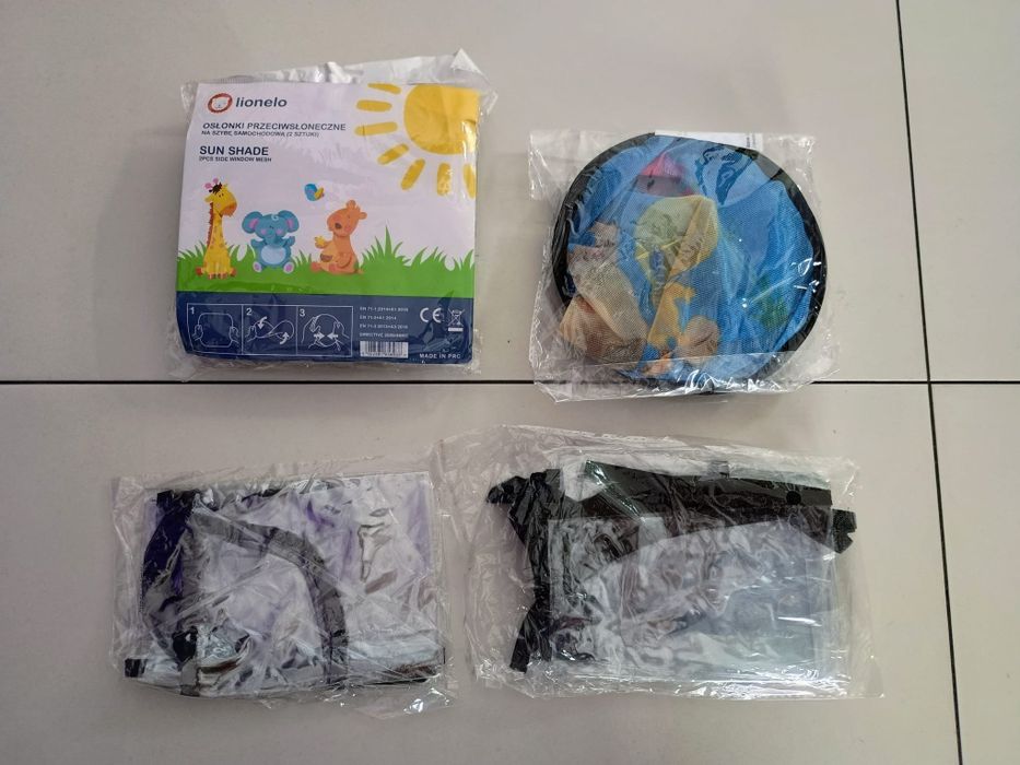 Osłonki przeciwsłoneczne i ochraniacze na fotele (komplet)