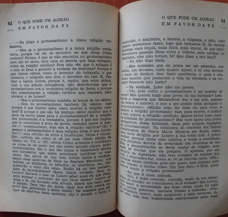 O Que Pode Um Aldeão em Favor da Fé de Deodato Maria da Silva - Ano Edição 1962