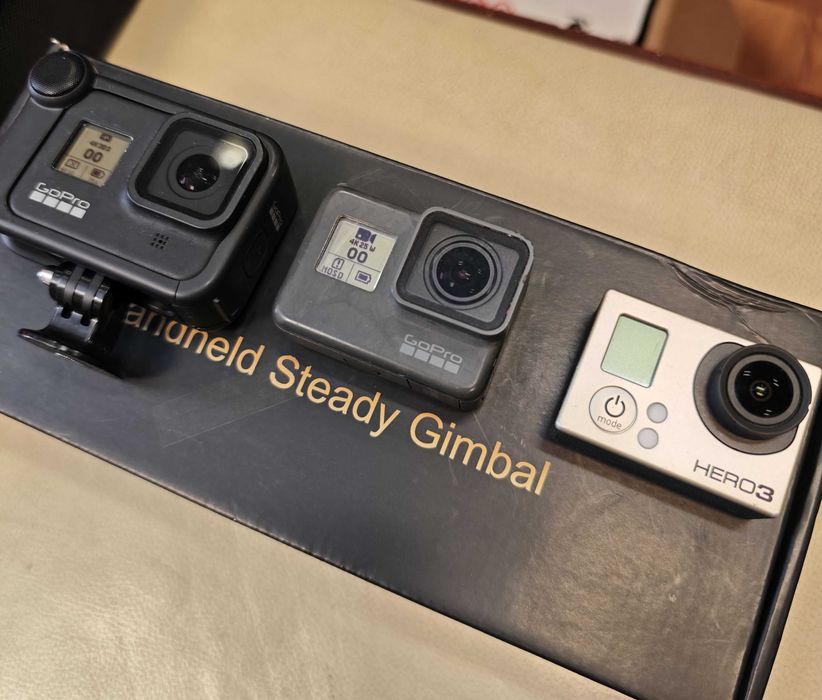 Kamery GoPro: 3, 5, 8 i Max + gimbale + akcesoria, sprawne, Poznań!