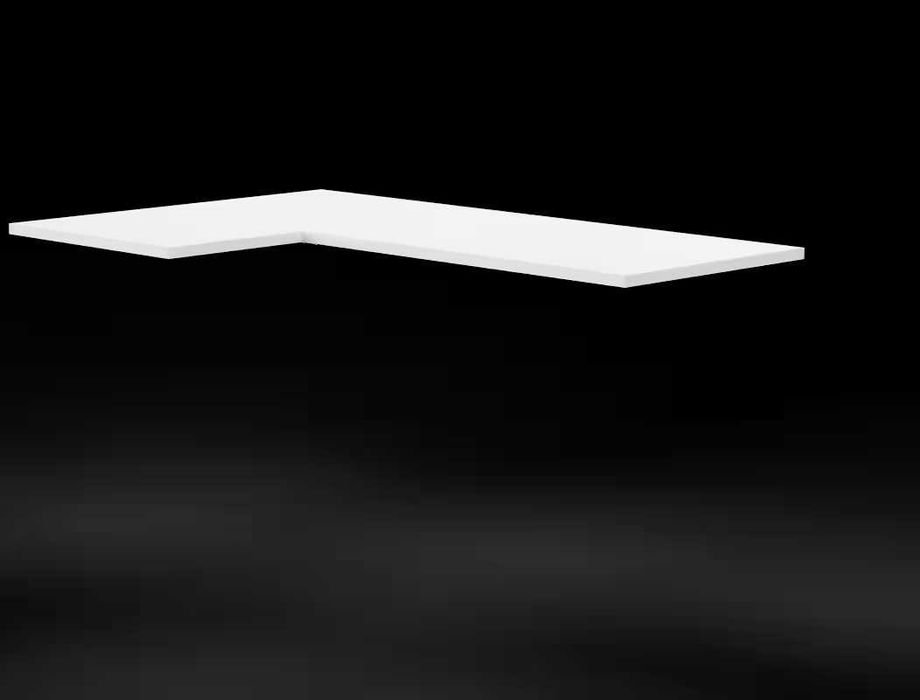 Nowy narożny blat / biurko / biały / 160x100CM / FlexiSpot !k421!
