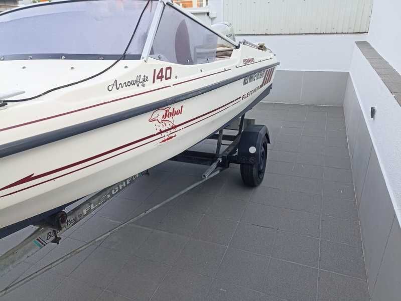 Barco recreio/pesca Fletcher 4.3m motor Honda 40cv 4T - RESERVADO