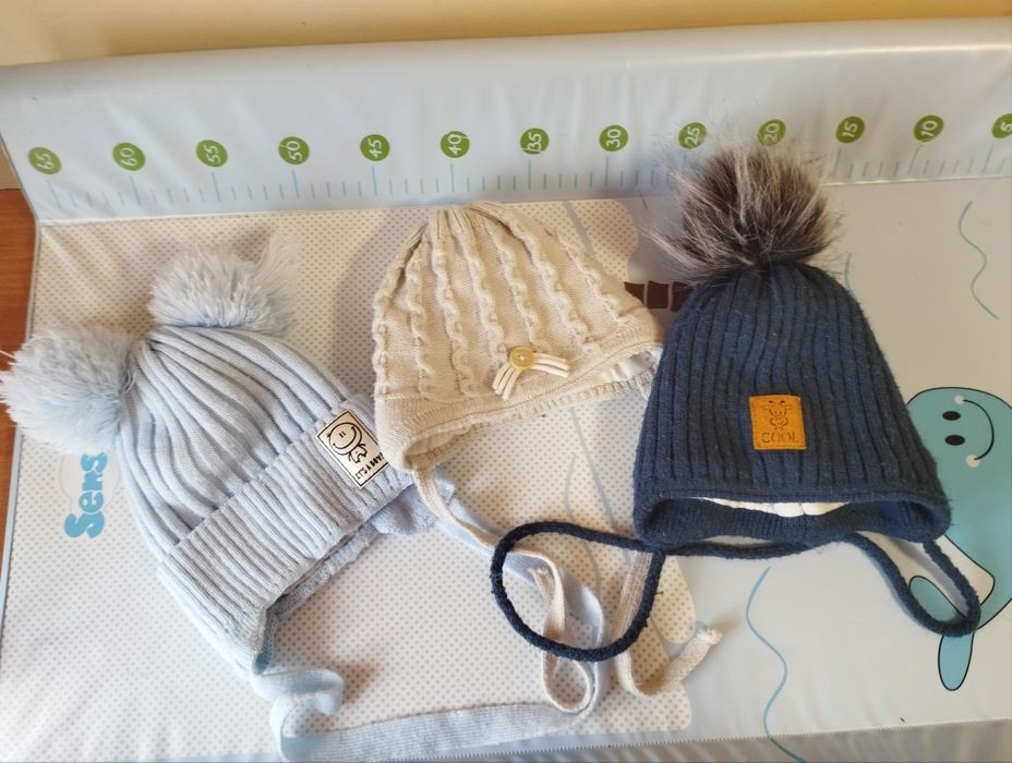 Шапочки від 0-9 міс