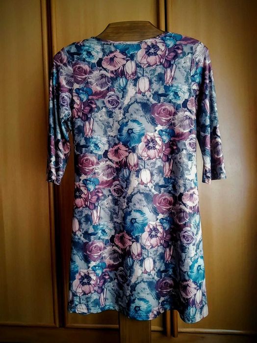 (NOVO, PORTES GRÁTIS) Vestido Com Estampado Floral - OUNISA - Tam. XL