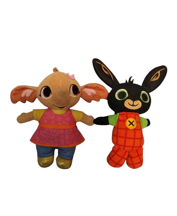 Sula i Bing pluszowe maskotki ( Fisher-Price i Golden Bear )