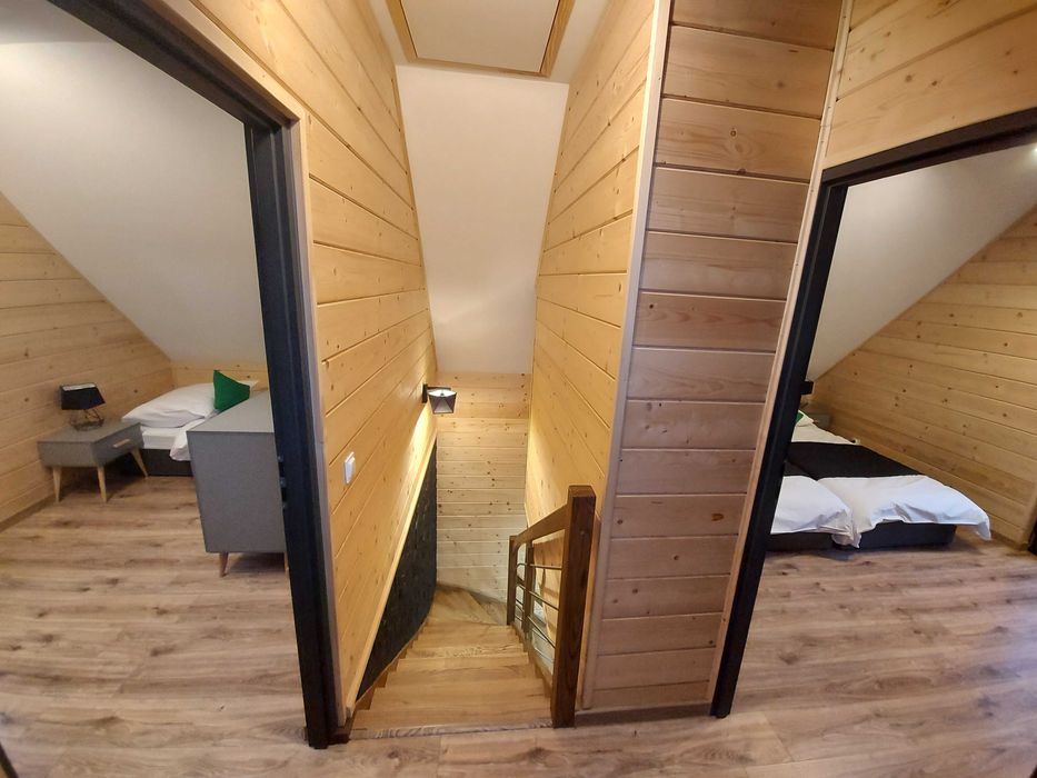 Domek domki w górach Lasówka Zieleniec Góry Sudety nocleg wakacje  SPA