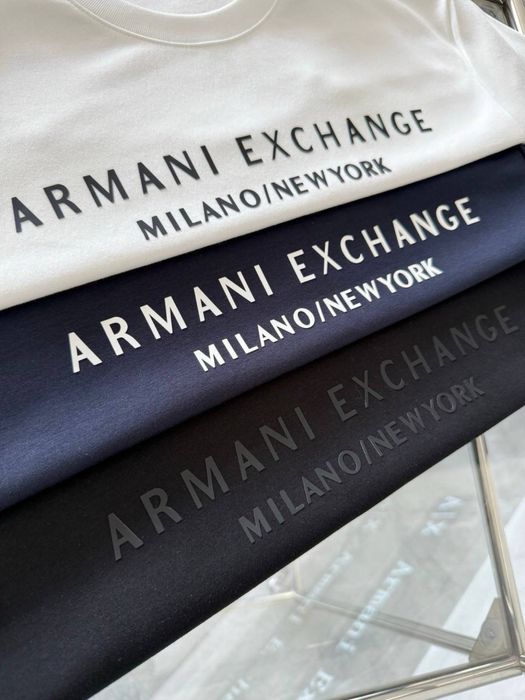 Футболка Armani Exchange / чоловіча футболка AX M-3XL