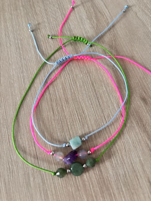 Zestaw bransoletek handmade