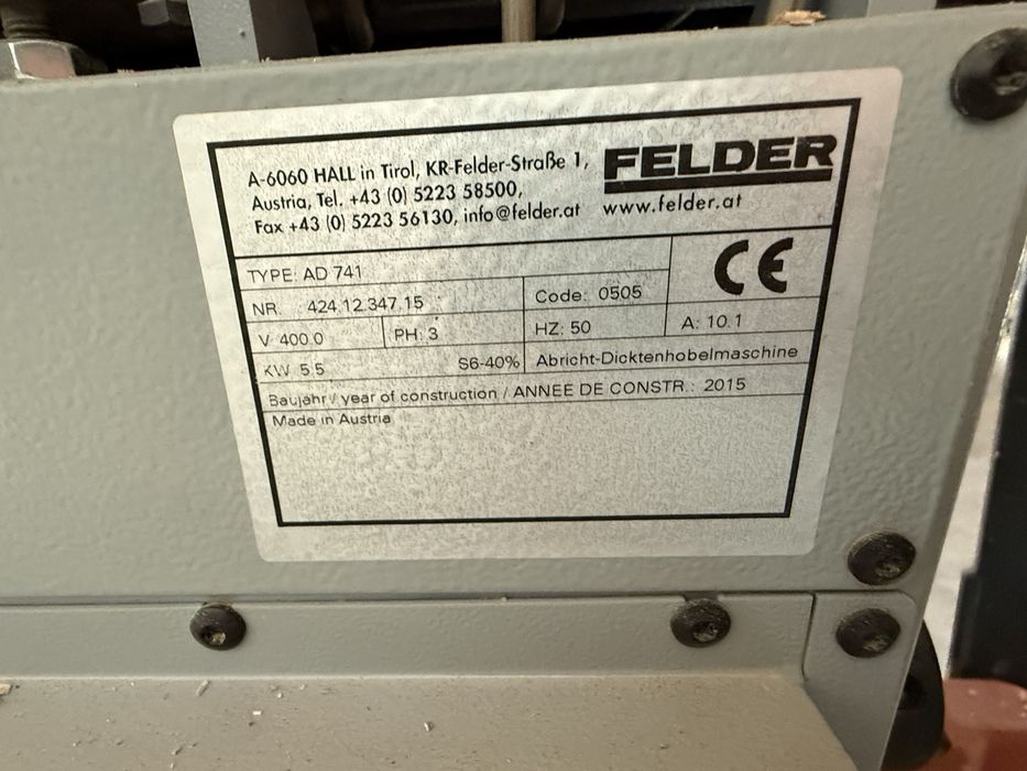 FELDER F 700 Z Frezarka dolnowrzecionowa