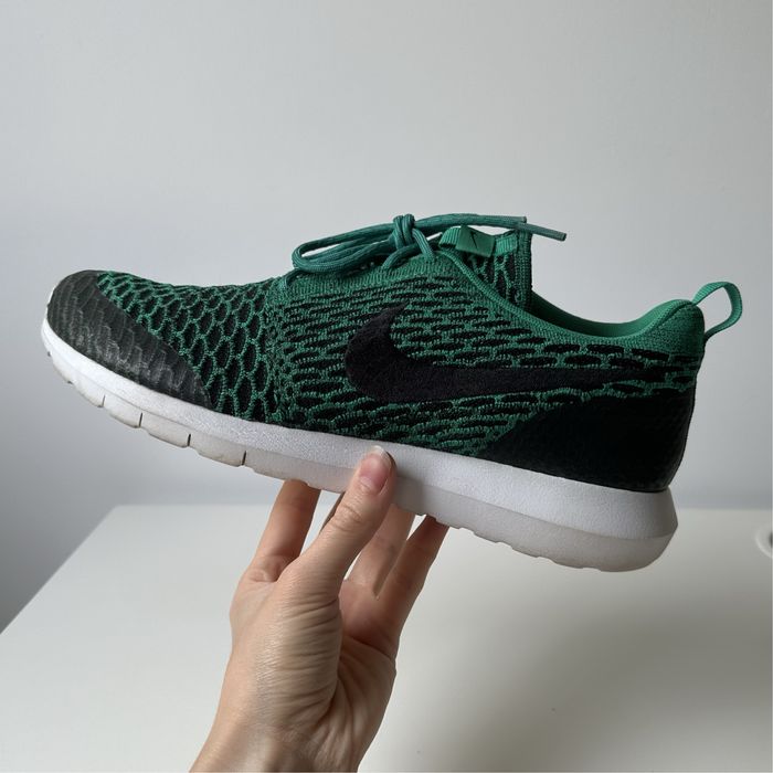 Zielone buty sneakersy NIKE ROSHE NM FLYKNIT SE 42.5 27cm