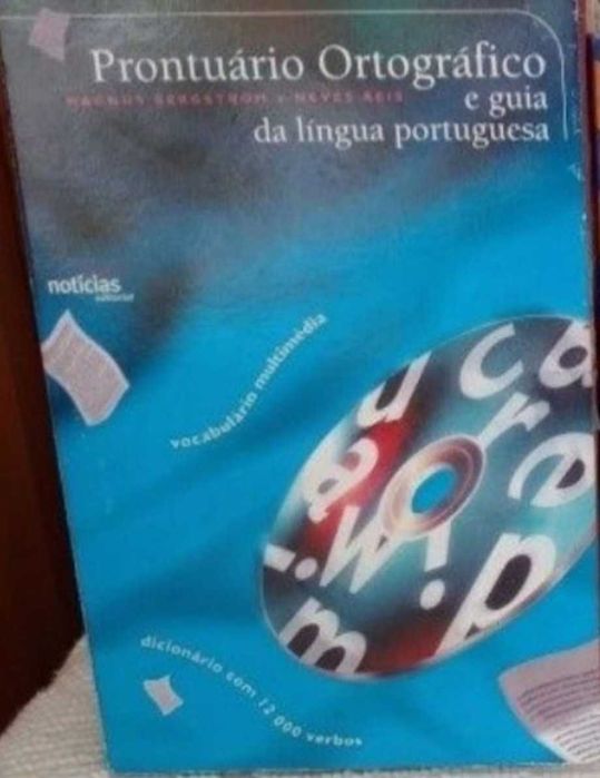 Prontuário ortográfico e guia da Língua Portuguesa - 1 livro e 1cd novos num estojo