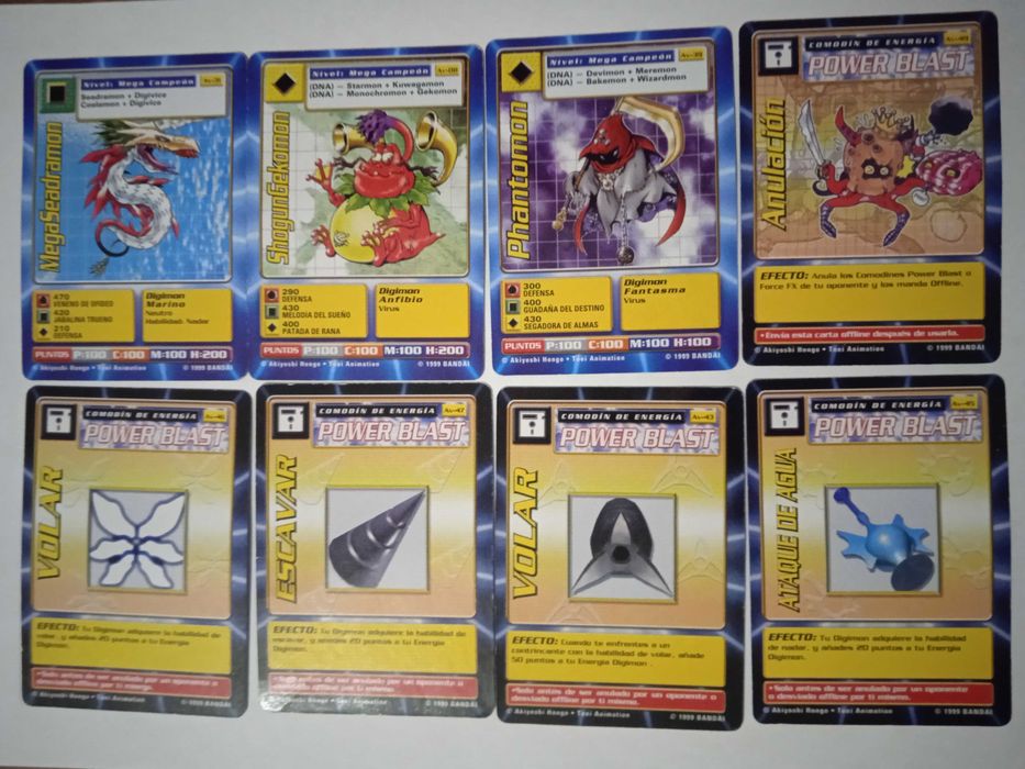 Cartas Bandai Digimon 1999 1
