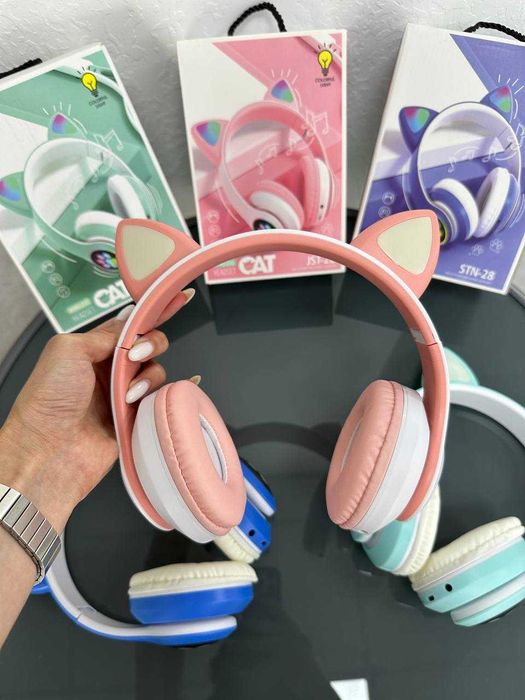 Беспроводные НАУШНИКИ светятся в темноте! Блютуз наушники! Подсветка!