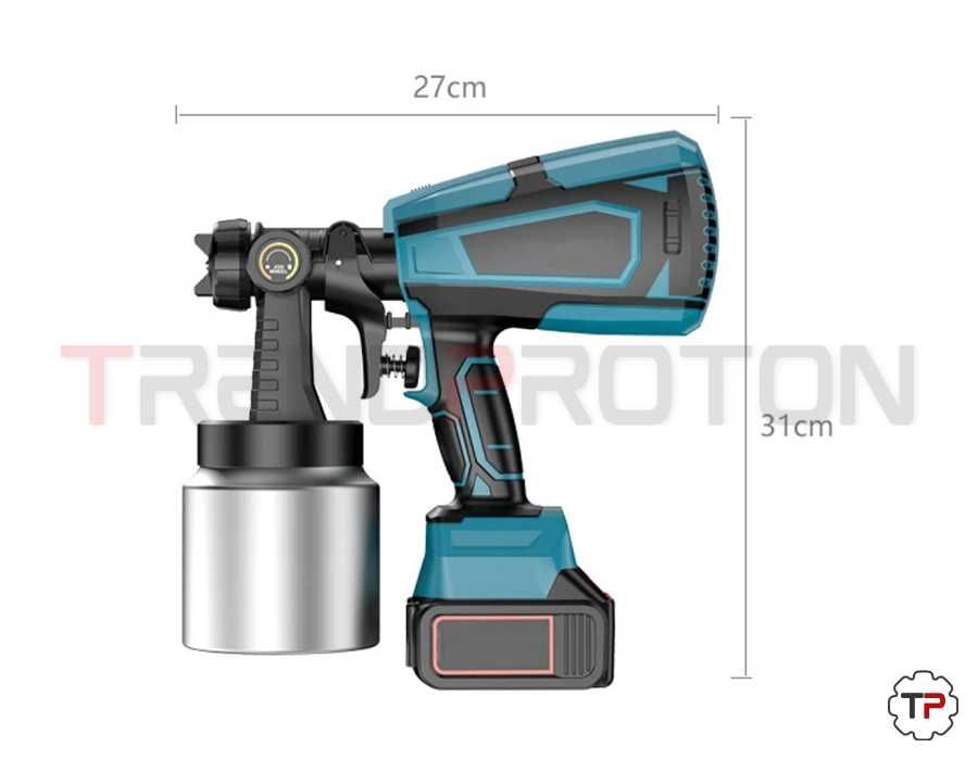 Pistola Pintar Solventes c/ 2 Baterias 4Ah