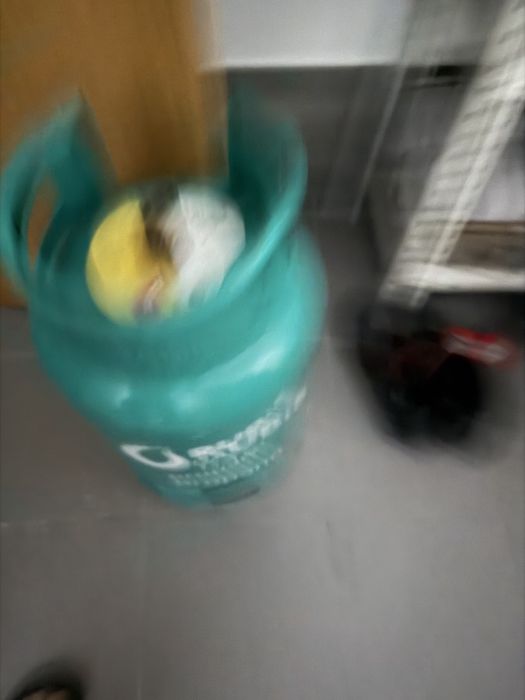 Aquecedor a gas com botija