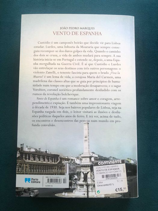 Vento de Espanha - João Pedro Marques - LIVRO