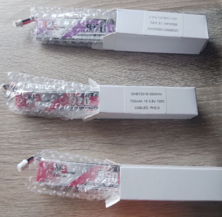 480 грн. GAONENG GNB LiHV 2S 7.6V 850mAh XT30 LiPo Battery Long Range