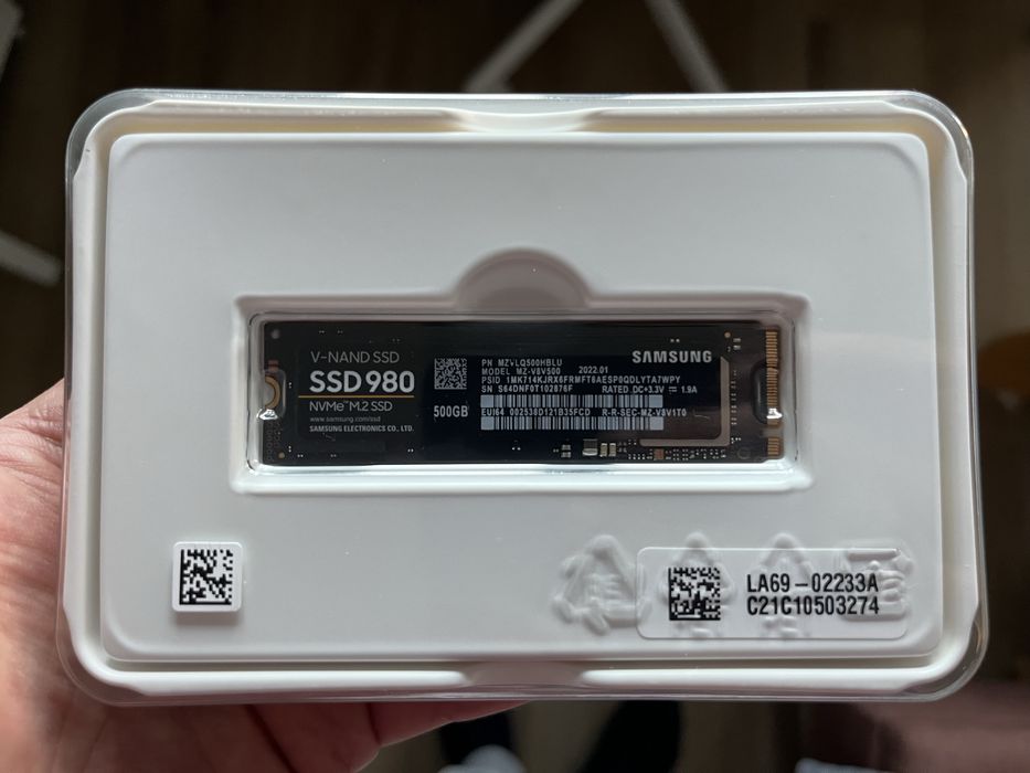 Samsung SSD 980 NVMe M.2 SSD 500GB64737818961154121
