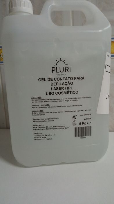 Gel de contato - Depilação Laser/ IPL