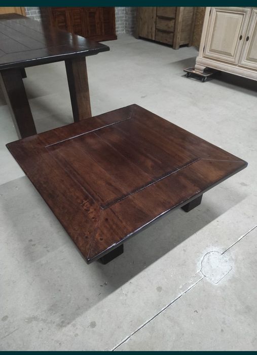 Stolik kawowy, ława, lite drewno dębowe.  Solidny!