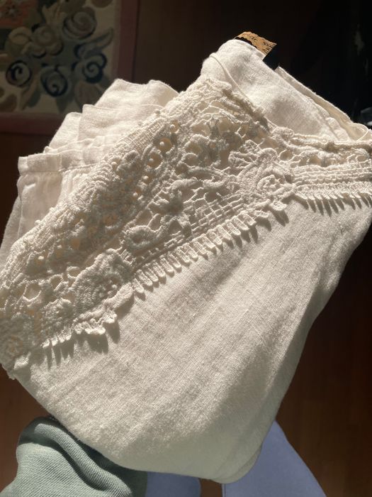 Bluza damska biała Zara basic r M jak nowa